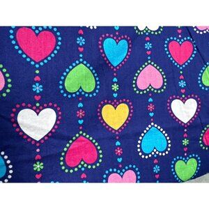 1/2 yard x 42" Colorful Heart Pattern Cotton Fabric Sewing Quilting